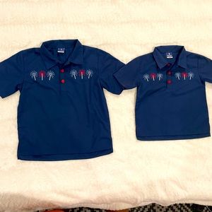 Well Dressed Wolf sibling set—‘Hometown Firecracker’—5T and 18m